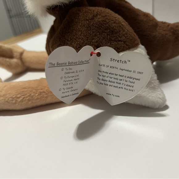 TY Beanie Babies Stretch The Ostrich Retired 1997 Rare Limited Edition - Picture 4 of 5